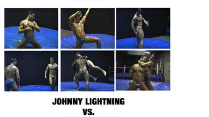 CANADIAN MUSCLEHUNK OIL WRESTLING 6 BOUT 4 JOHNNY LIGHTNING VS. JIMMY ROYCE Quicktime .