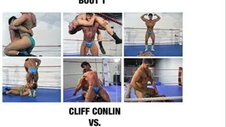 CANADIAN MUSCLEHUNK WRESTLING 8 BOUT 1 CLIFF CONLIN VS. DEAN CHRISTIAN Quicktime .