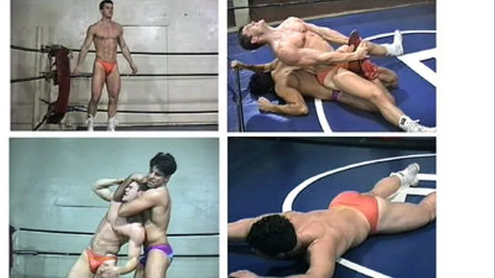 YOUNG MUSCLESTUDS WRESTLING 5 BOUT 3 JOHNNY DURANGO VS. JONATHAN BENNETT