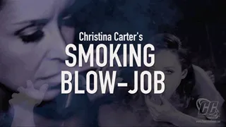 Christina Carter's Smoking Blowjob