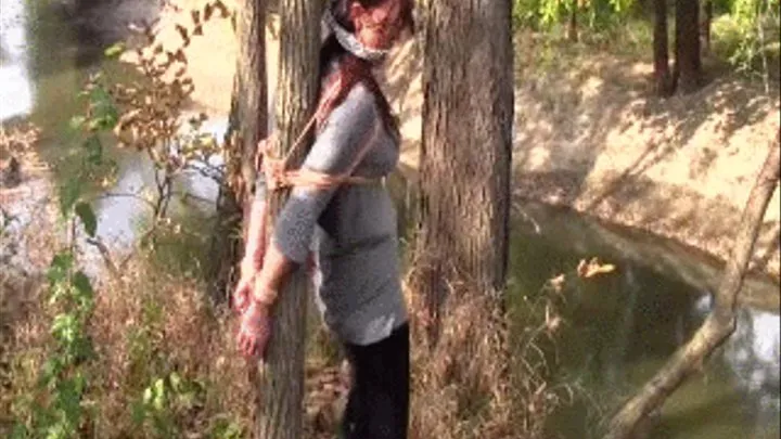 Christina Carter Tied to a Tree