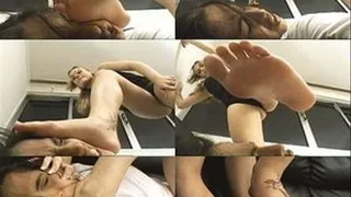 KARATEKA FEET FACE -- MISTRESS CRUEL gaby -- CLIP 2 -- EXCLUSIVE MF