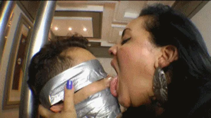 YOUR NOSE WITH MY TONGUE WITH A LOT OF SALIVA -- MISTRESS ADRIANA FULLER - CLIP 5