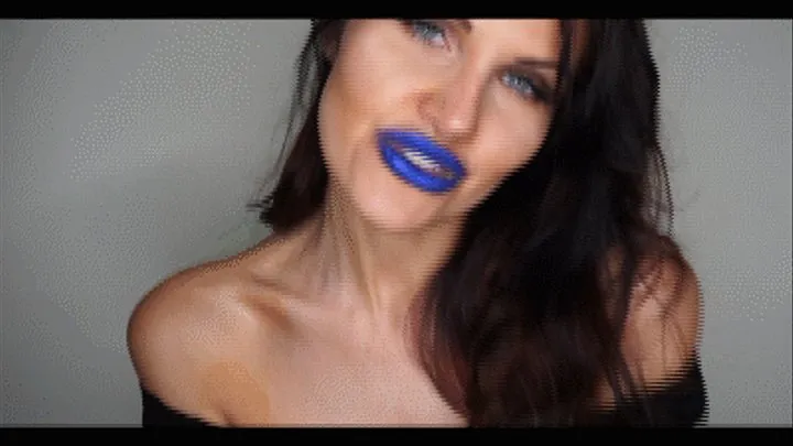 Slave to powerful blue lips