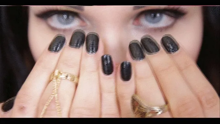 Black sexy nails