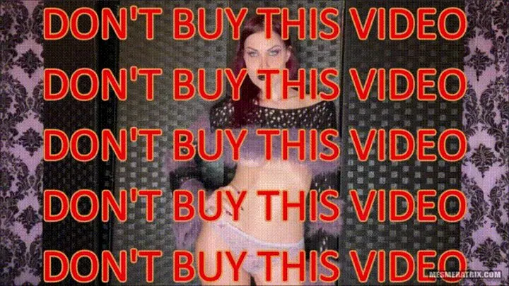 DON'T BUY THIS VIDEO