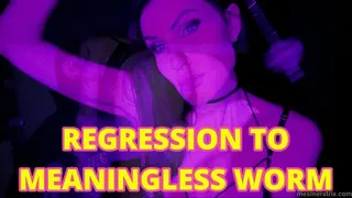 REGRESSION TO MEANINGLESS WORM