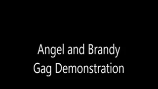 Angel and Brandy Gag Demonstration