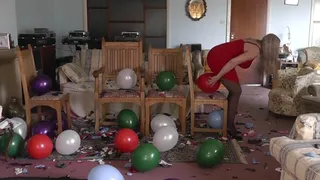 Balloon Popping - Pop round - part 3 - Miss Jessica Wood