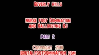 Sexy Nurse Foot Domination (Part 2)