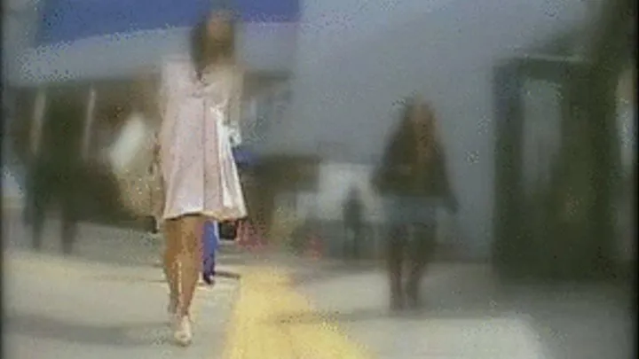 From the streets to the subway, lady's panty is almost peeking out from her dress - Full version