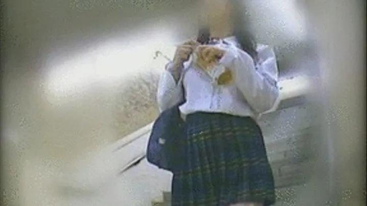 On Her Way Home, Student In A Very Short Uniform Got Her Panty All Exposed - Full version