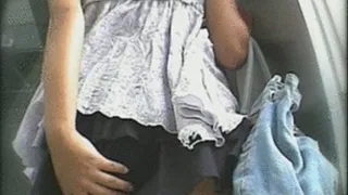 Real Short Skirt Reveals Lady's Panty In Public - Full version