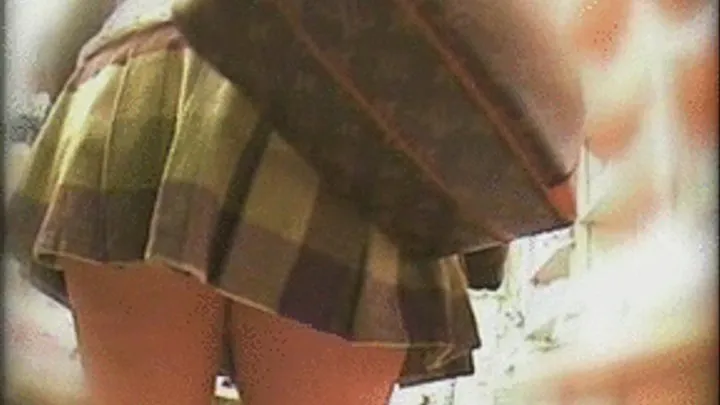 Out And About In The Streets, Accidentally Flashing Her Ass And Panty Under A Very Short Skirt - Full version