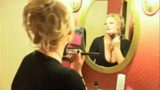 Huge Tits Inside A Little Black Dress As She Gets Ready To Fuck Her Man - Sensual Dressing Doesn't Come Better Than This!