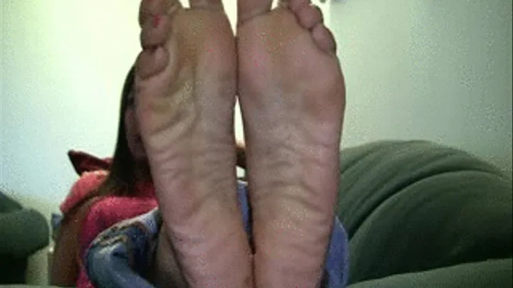 Celina's Candid Stinky Soles Part 2