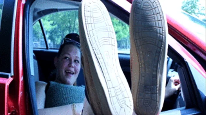 Lacey's Size 12 Candid Stinky Soles Part 37