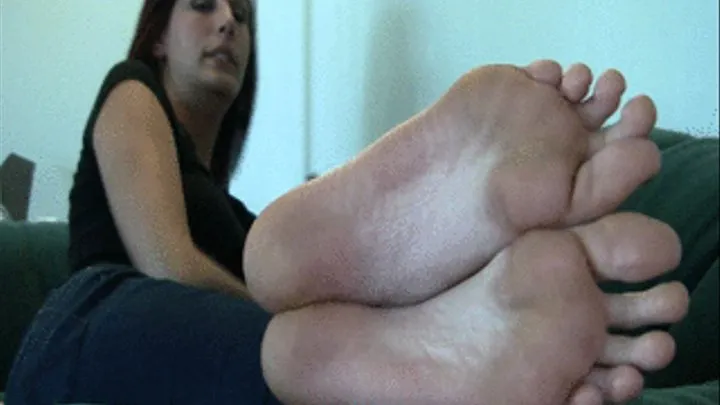 Paige's Size 11 Candid Stinky Soles Part 75