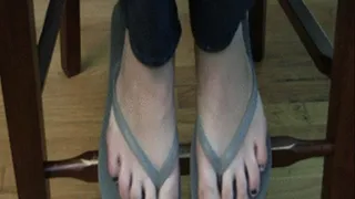 Paige's Super Long Toes Part 6- Angle 2)
