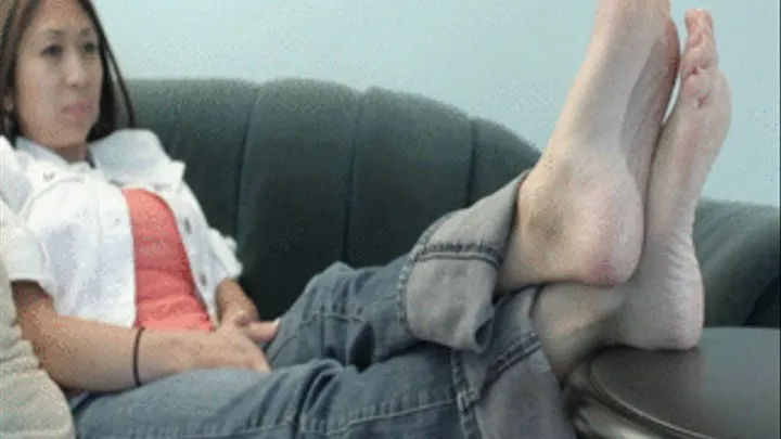 Raquel's Candid Stinky Soles Part 22- (Other angle and camera)