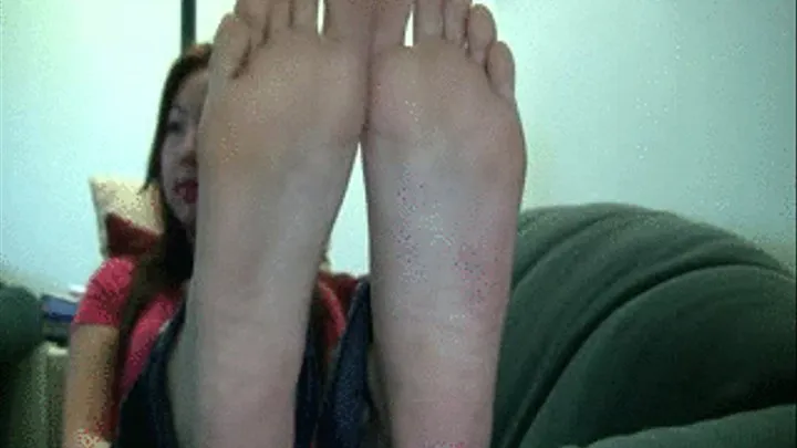 18 year old Carmen's Candid Stinky Soles Part 3