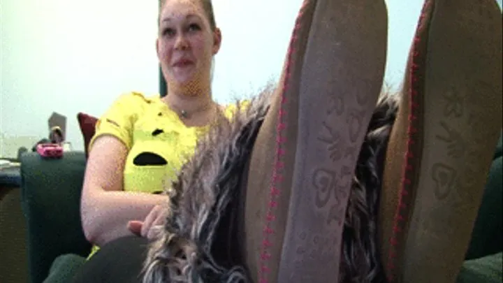 Lacey's Size 12 Candid Stinky Soles Part 15