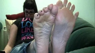 Lily's Candid Stinky Soles Part 3