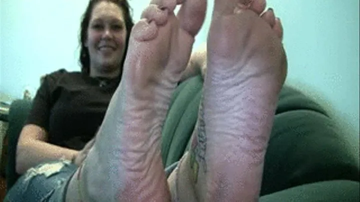 Lacey's Candid Stinky Soles Part 1