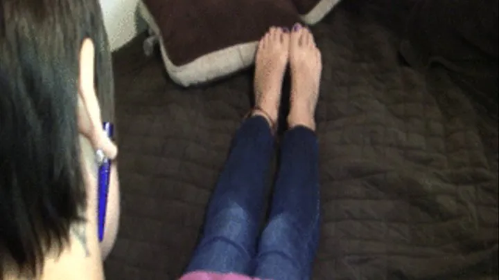 Phoebe's Gorgeous Long Toes