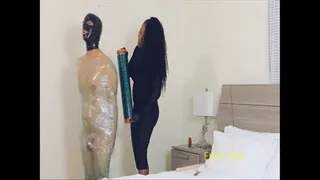 Wrapped and Cock Teased by Jet Set Jasmine