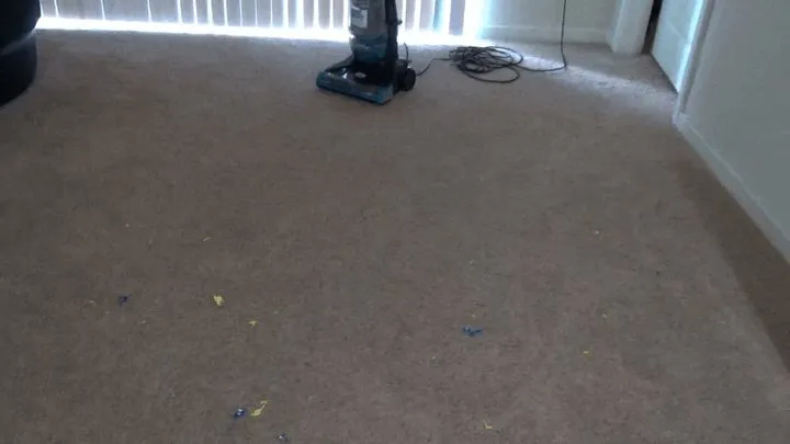 Sydney vacuums balloon mess