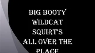 BIG BOOTY WILDCAT SQUIRTS ALL OVER THE PLACE