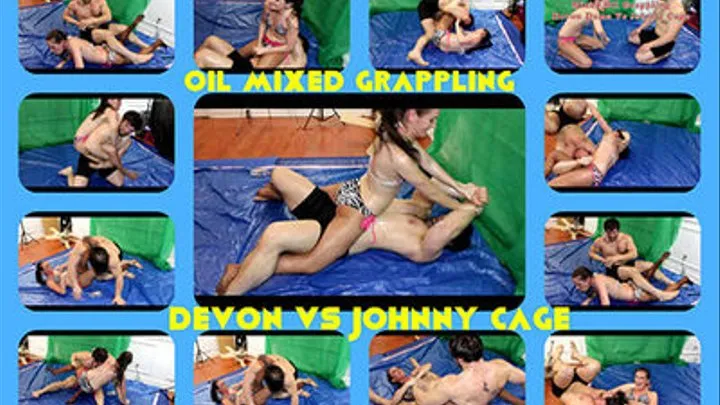 Mixed Oil Grappling Devon Damo Vs Johnny Cage