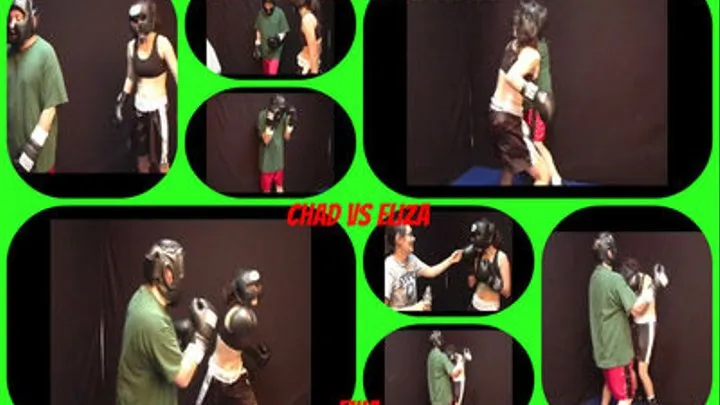 Silent Video-Competitive Mixed Boxing Eliza Vs Chad