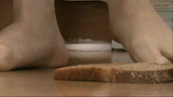 Bread Crushed with Goddess Feet