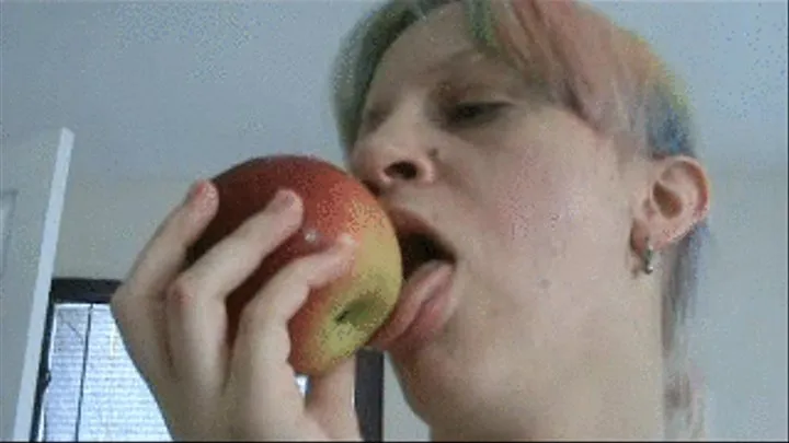 Eating An Apple that USED TO BE A Man!