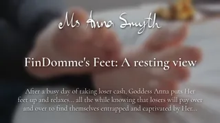 FinDomme's Feet: A resting view