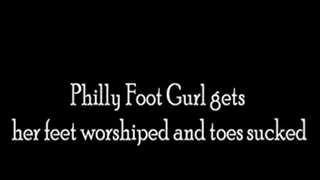 PhillyFoot Gurl gets her feet licked and sucked.