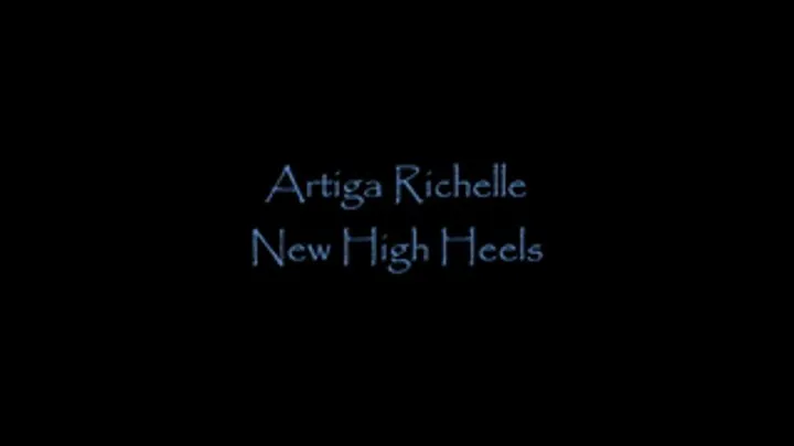 Artiga Richelle's new heels ipad