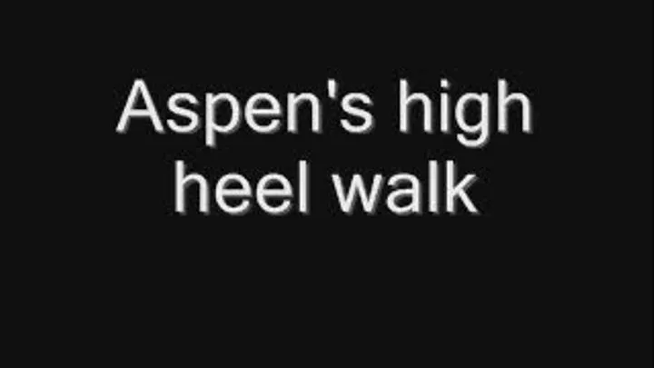 Aspens walks it out