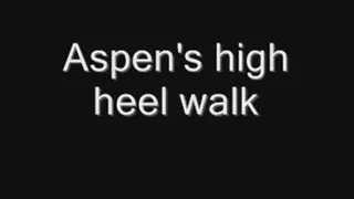 Aspens walks it out