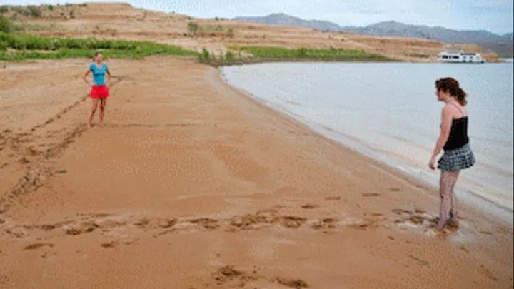 Desert Beach Mud Wrestling