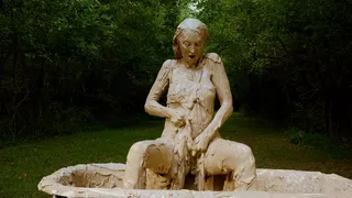 Kendra and Her Mud Dress in the Mud Tub