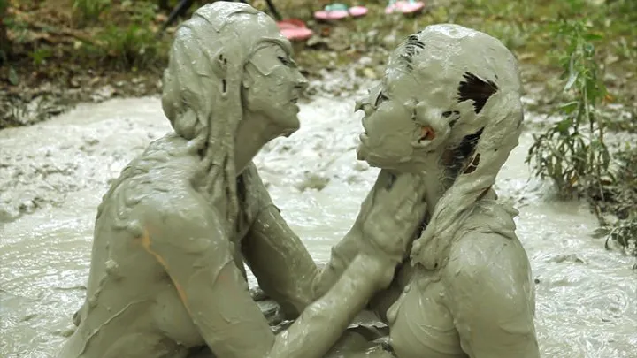 Kendra and Nikko at the Mud Spa