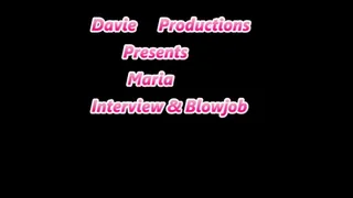 Maria Interview and Blow Job Audition