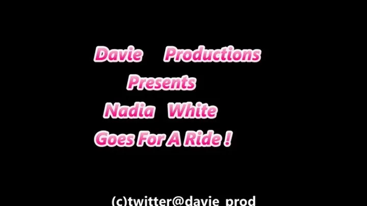 Nadia White Takes A Ride