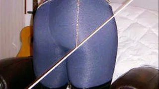 Caning a little white penis BLACK n BLUE