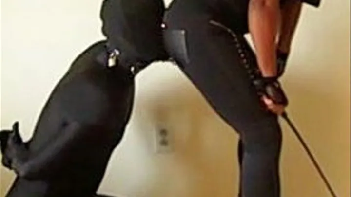 June Ebony Ass Robot Training - Part 1 of 3