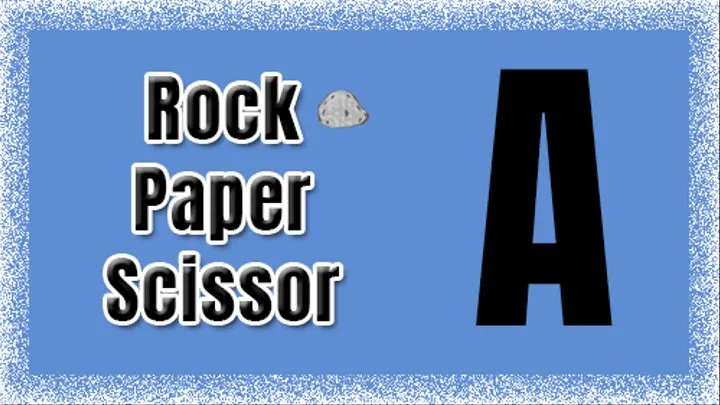 Rock, paper, scissor: Ending A