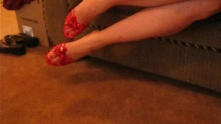 Brandi feet red shoes 001s